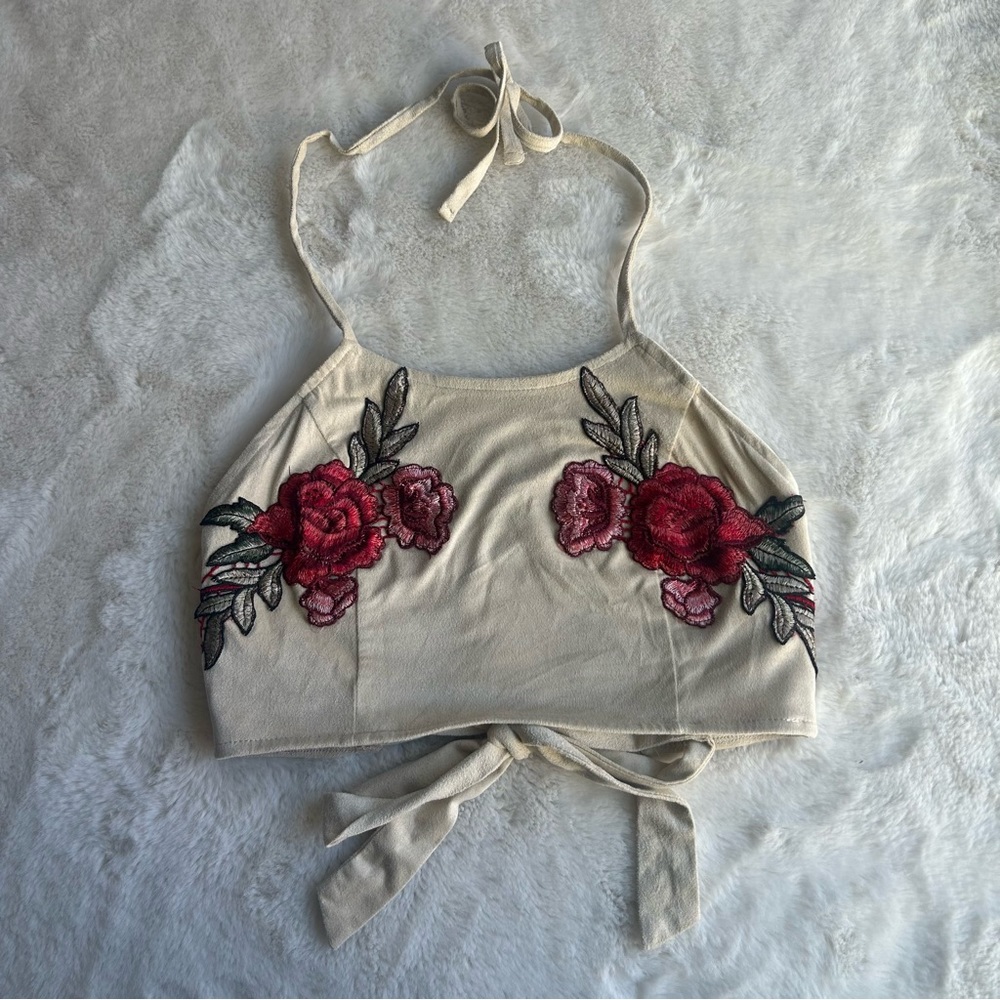 AMERICAN THREADS HALTER TOP